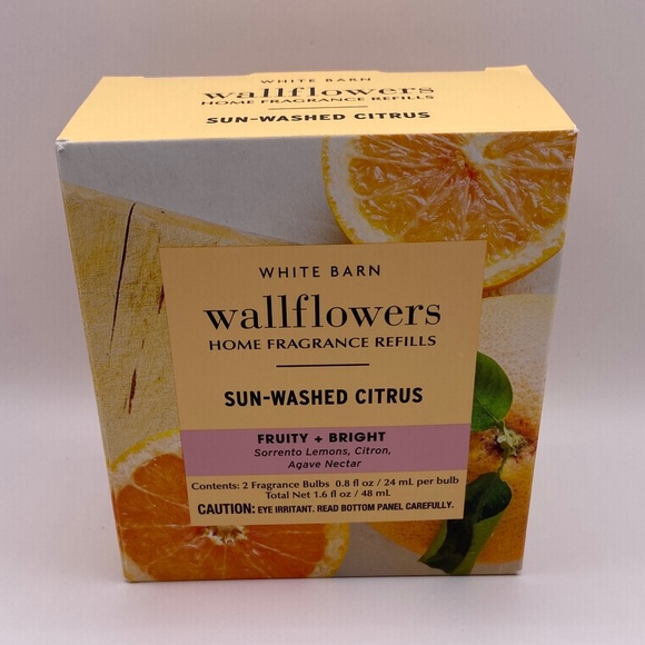 White Barn Bath & Body Works Wallflower Set Sun-Washed Citrus - Picture 1 of 2